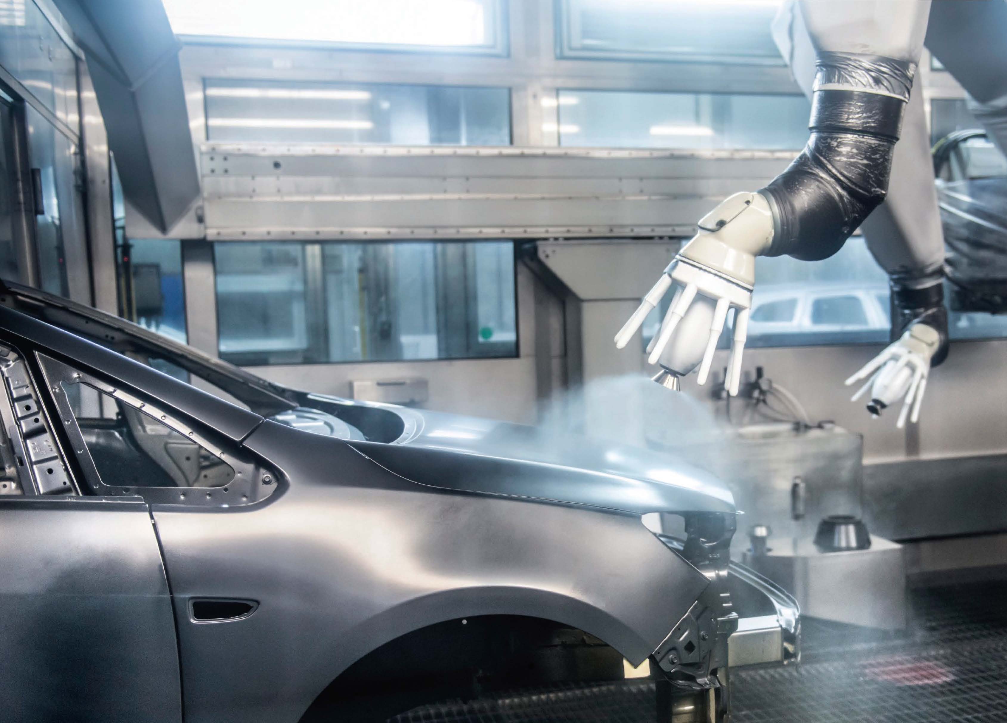 Spray booth humidification Spray booth humidification